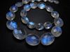 25pcs- AAAA - Really Stunning High Quality Rainbow MOONSTONE - Faceted Super Sparkle - Gorgeous Full Blue Flashy Fire Oval Shape Briolett Huge Size 5x7- 9x11mm